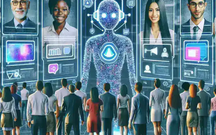 "AI-enhanced advertising platform dashboard showcasing personalized ad strategies and analytics, illustrating how technology is transforming digital marketing."
